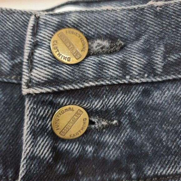 Vtg ST Johns Essentials Sport Women 14 Black Hight Waist MOM Tapered Jeans 32x30 - Picture 4 of 12